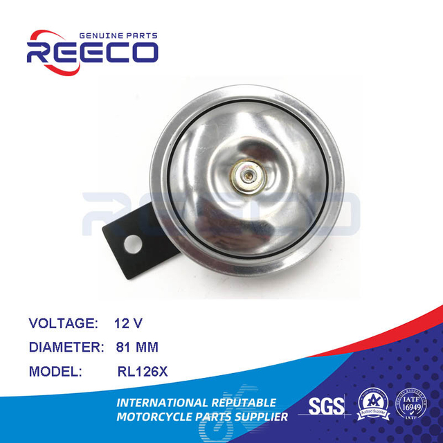 Bocina de motocicleta de calidad Reeco OE Rl126X para Honda YAMAHA Suzuki Bajaj Tvs