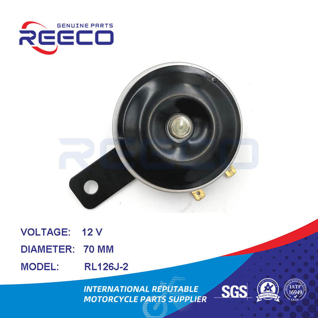 Reeco Rl126j-2 de bocina de motocicleta de calidad OE para Honda YAMAHA Suzuki Bajaj Tvs