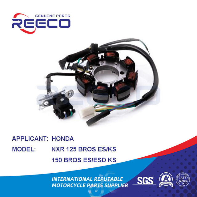 Bobina del estator de motocicleta de calidad OE Reeco para Honda Nxr 125 Bros Es Ks 150 Bros Es ESD Ks