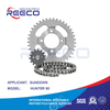 Kit de piñón de motocicleta de calidad Reeco OE para Sundown Hunter90