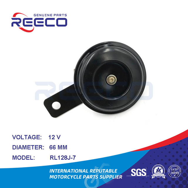 Reeco Rl128j-7 de bocina de motocicleta de calidad OE para Honda YAMAHA Suzuki Bajaj Tvs