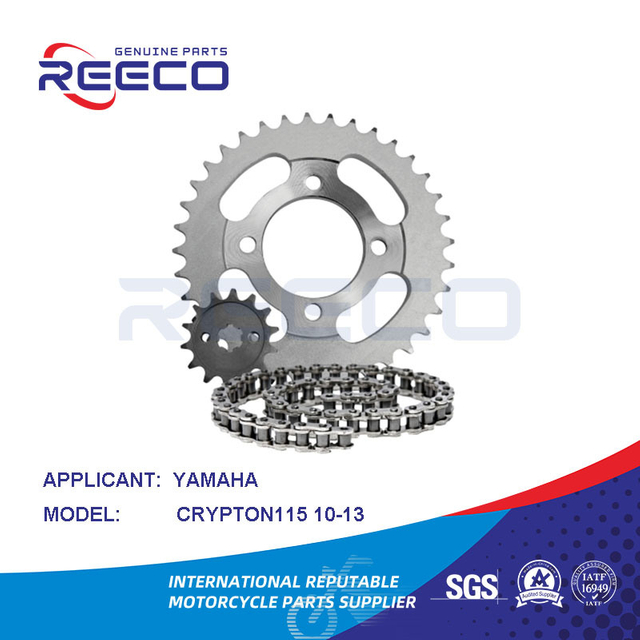 Kit de piñón de motocicleta de calidad Reeco OE para YAMAHA Crypton115 10-13