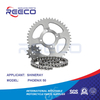 Kit de piñón de motocicleta de calidad Reeco OE para Shineray Phoenix 50