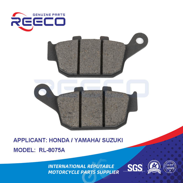 Reeco calidad OE pastillas de freno de motocicleta Rl-8075A para Honda YAMAHA Suzuki Bajaj Televisores