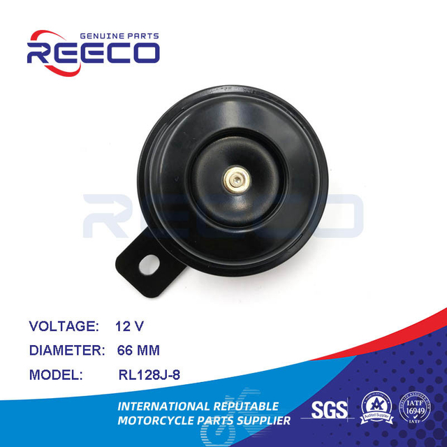 Reeco Rl128j-8 de bocina de motocicleta de calidad OE para Honda YAMAHA Suzuki Bajaj Tvs
