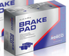 Reeco calidad OE pastillas de freno de motocicleta Rl-8009A para Honda YAMAHA Suzuki Bajaj Televisores