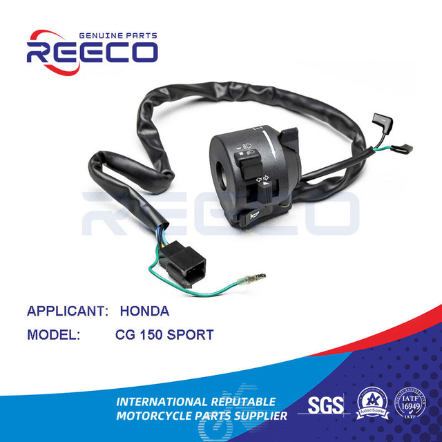 Interruptor de manija de motocicleta de calidad OE Reeco para Honda Cg 150 Sport