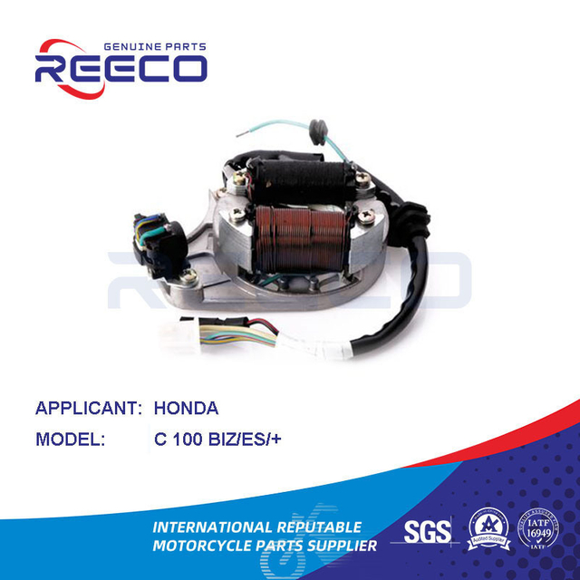 Bobina de estator de motocicleta de calidad Reeco OE para Honda C 100 Biz Es +